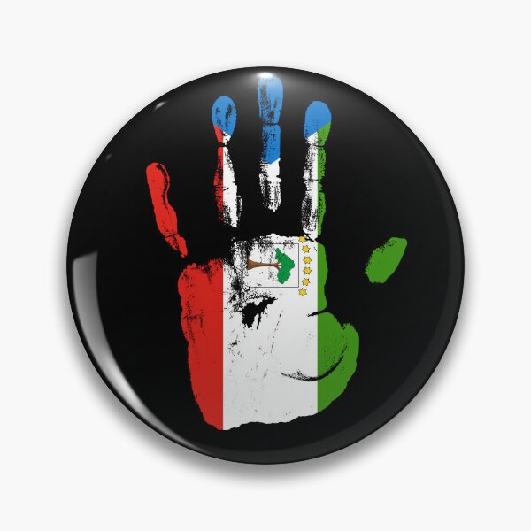 Item preview, Hand Equatorial Guinea Flag Palm designed and sold by rafaeltto.