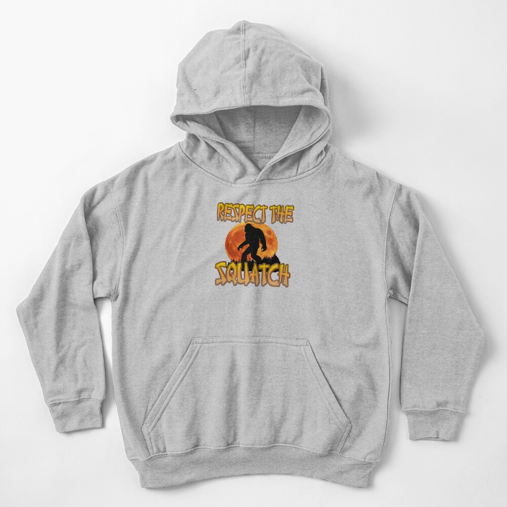 RESPECT THE SQUATCH Kids Pullover Hoodie