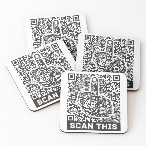 Item preview, fuck Qr code best idea of gift for friends designed and sold by CraftingJeany.