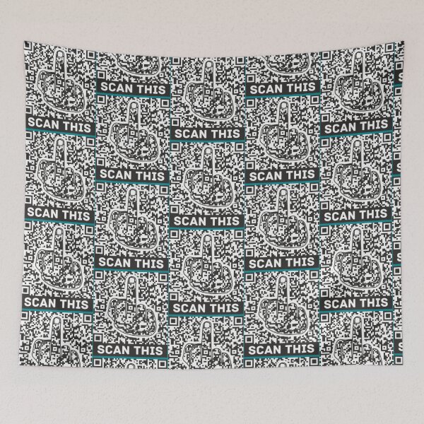 Item preview, fuck Qr code best idea of gift for friends designed and sold by CraftingJeany.