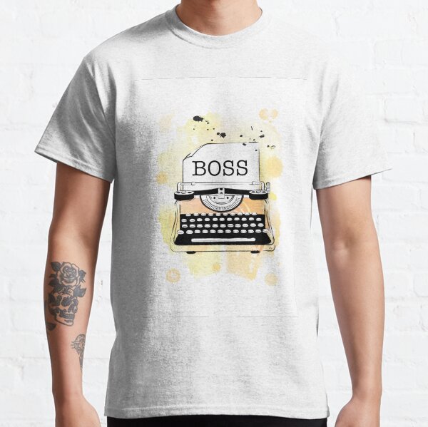 Boss Girl Typewriter Classic T-Shirt