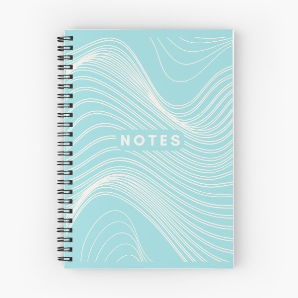 Item preview, Minimalist Line Art Notebook Blue designed and sold by skpersephone.
