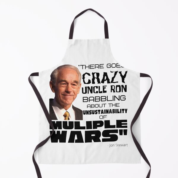 Item preview, "There goes CRAZY UNCLE RON" - Ron Paul - John Stewart quote designed and sold by v3services.