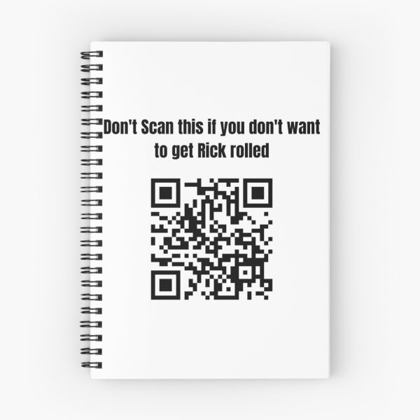 Item preview, Don_t scan this if you don_t want to get Rick rolled   designed and sold by CraftingJeany.
