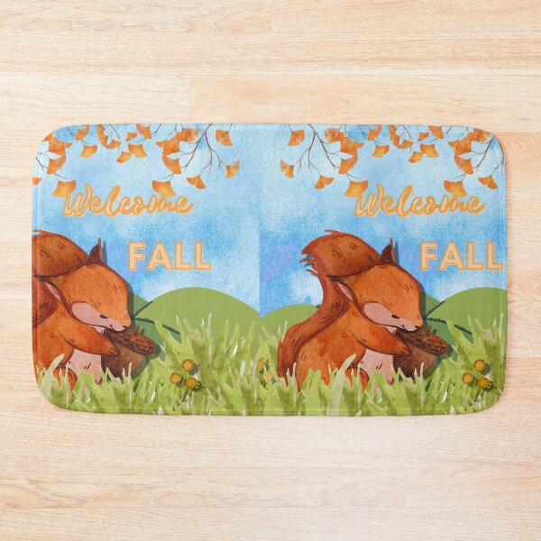 Item preview, Welcome Fall (Squirrel and Acorn) designed and sold by SimplyMe-Plus.