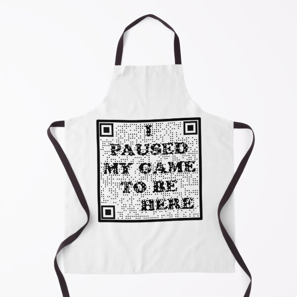 Item preview, I Paused My Game To Be Here Barcode   designed and sold by CraftingJeany.