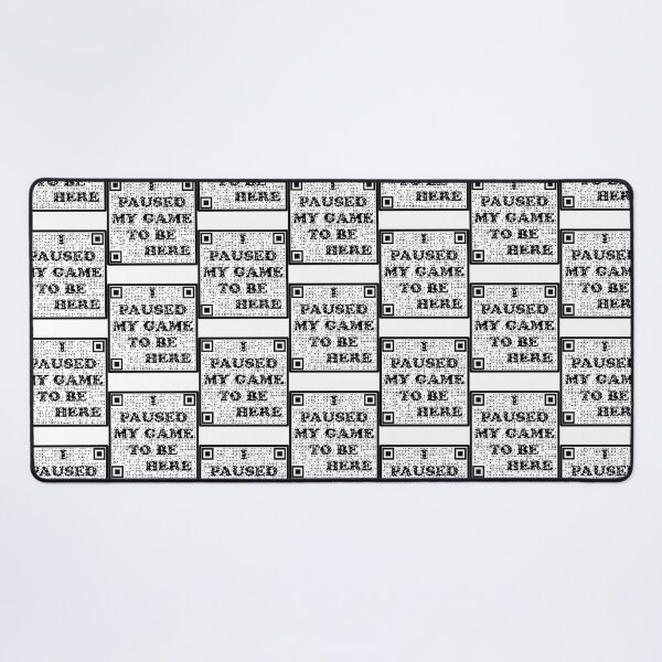 Item preview, I Paused My Game To Be Here Barcode   designed and sold by CraftingJeany.
