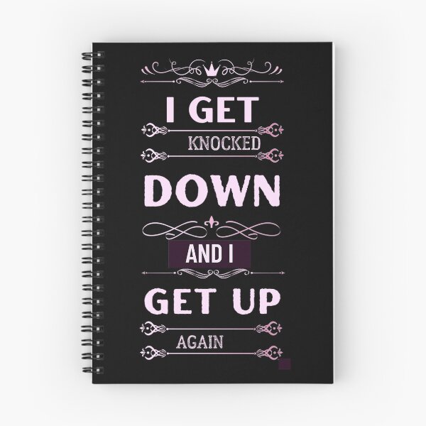Item preview, I get knocked down and I get up again. designed and sold by TracyPhotoArt.