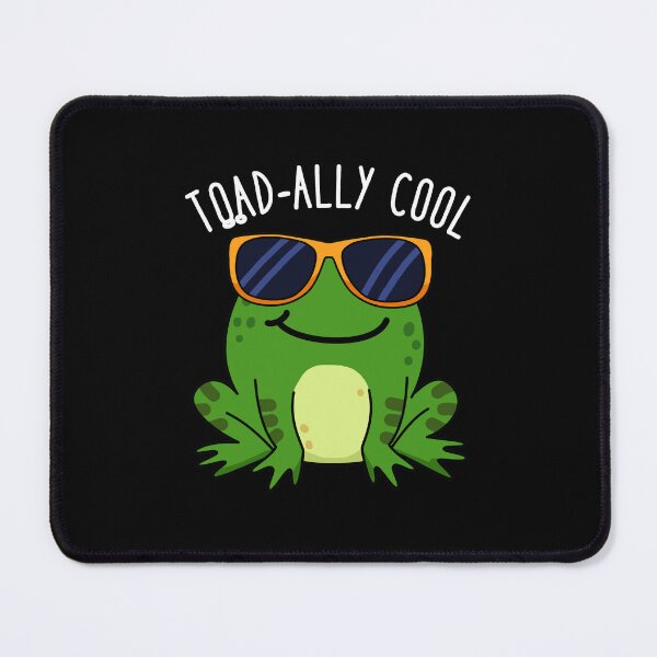 Item preview, Toadally Cool Funny Toad Puns (Dark BG) designed and sold by punnybone.