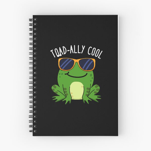 Item preview, Toadally Cool Funny Toad Puns (Dark BG) designed and sold by punnybone.