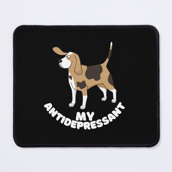Item preview, Cute Puppy Antidepressant Beagle Dog Animal Lover Gift Dog Mom Gift Birthday Gift for Dog Lovers designed and sold by pod-plus-plus.