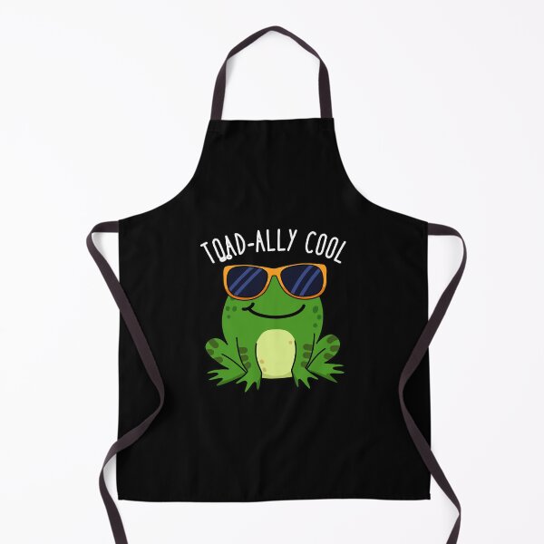 Item preview, Toadally Cool Funny Toad Puns (Dark BG) designed and sold by punnybone.