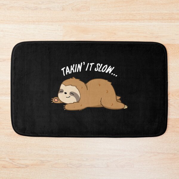 Item preview, Taking It Slow Funny Sloth Puns (Dark BG) designed and sold by punnybone.