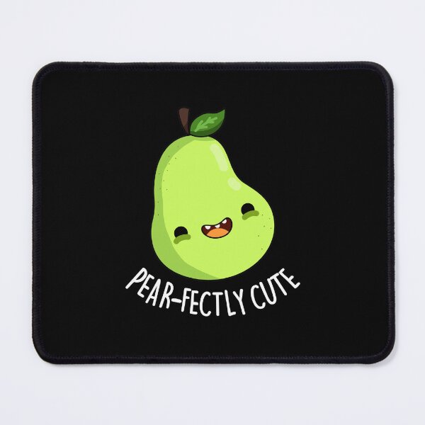 Item preview, Pear-fectly Cute Sweet Fruit Pear Puns (Dark BG) designed and sold by punnybone.