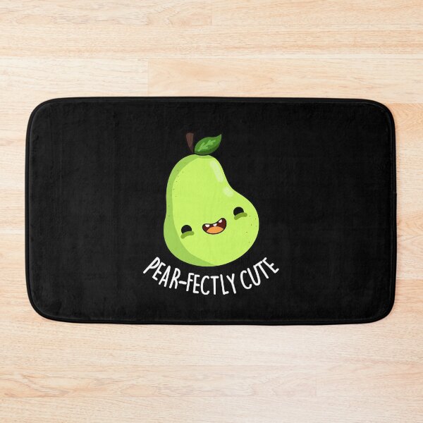 Item preview, Pear-fectly Cute Sweet Fruit Pear Puns (Dark BG) designed and sold by punnybone.