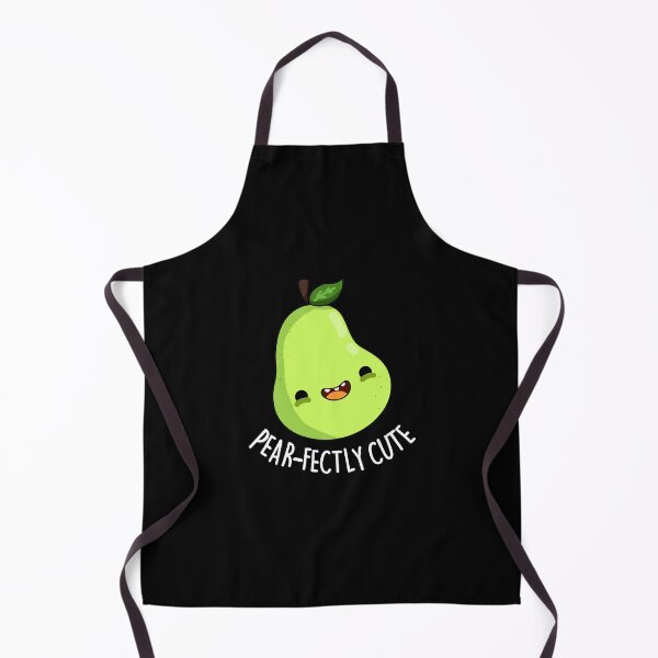 Item preview, Pear-fectly Cute Sweet Fruit Pear Puns (Dark BG) designed and sold by punnybone.