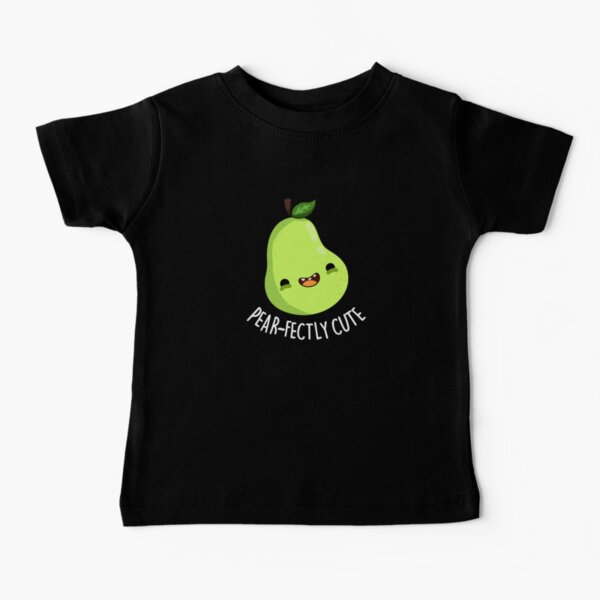 Item preview, Pear-fectly Cute Sweet Fruit Pear Puns (Dark BG) designed and sold by punnybone.