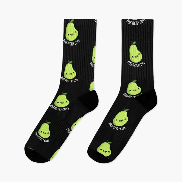 Item preview, Pear-fectly Cute Sweet Fruit Pear Puns (Dark BG) designed and sold by punnybone.