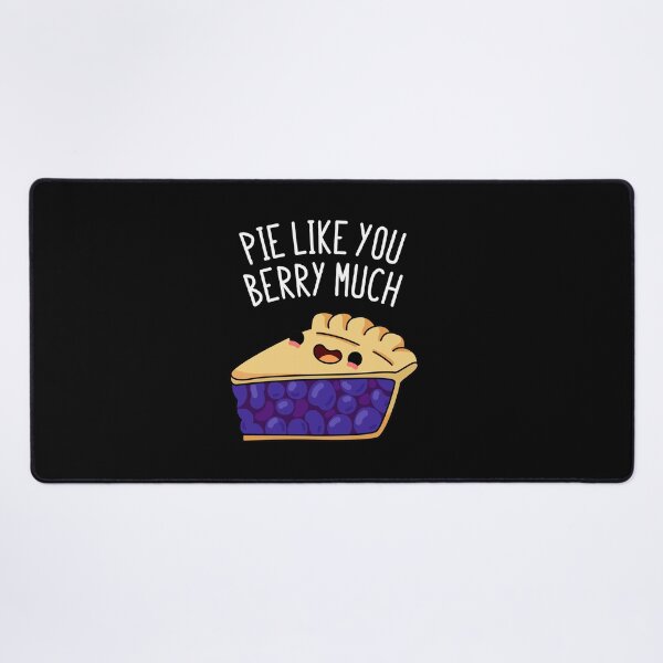 Item preview, Pie Like You Berry Much Funny Food Puns (Dark BG) designed and sold by punnybone.
