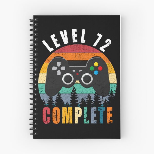 Item preview, Level 72 Complete Retro Vintage 72nd Birthday Gift For Gamer designed and sold by PansyBoyd.