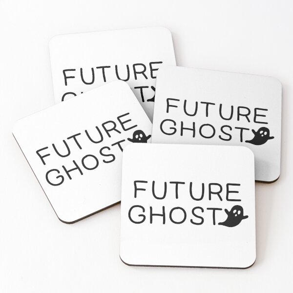 Aperçu de l'œuvre Future Ghost Future Ghost Black, Conception graphique de fête d'Halloween universitaire à la mode, Fantôme, Effrayant, Halloween drôle créée et vendue par Big Twelve.