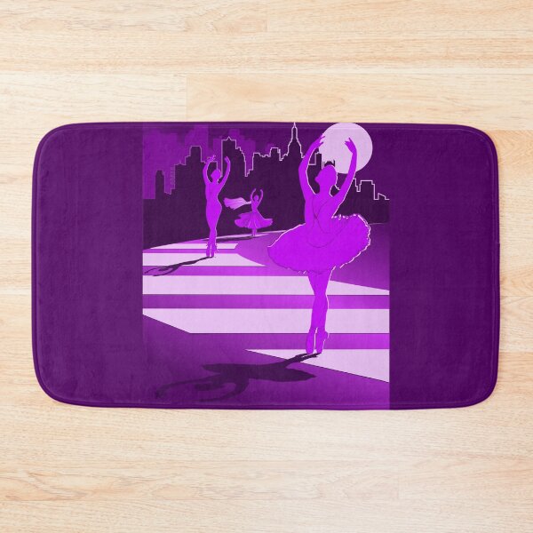 Item preview, Dancers in the Moonlight - Purple Dancers on Shades of Purple Cityscape - VBK - VisionsByKaren designed and sold by VisionsByKaren.
