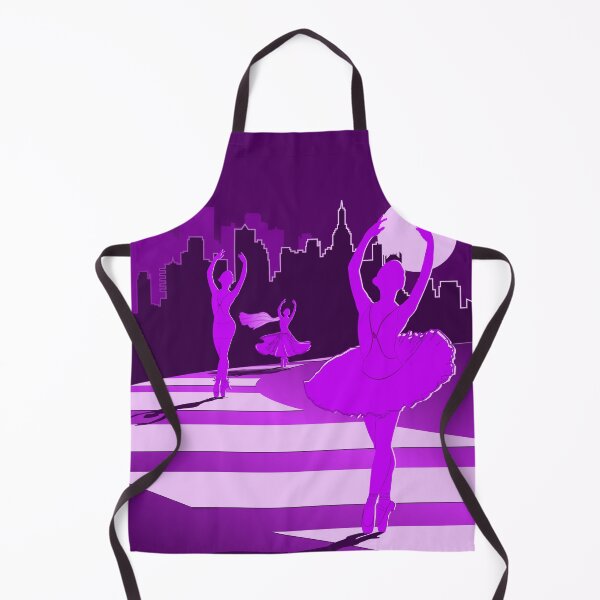 Item preview, Dancers in the Moonlight - Purple Dancers on Shades of Purple Cityscape - VBK - VisionsByKaren designed and sold by VisionsByKaren.