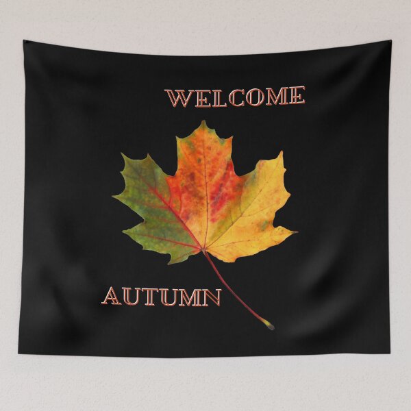 Item preview, Welcome Autumn Fall Colors in Sugar Maple Leaf designed and sold by OutdoorsZee1.