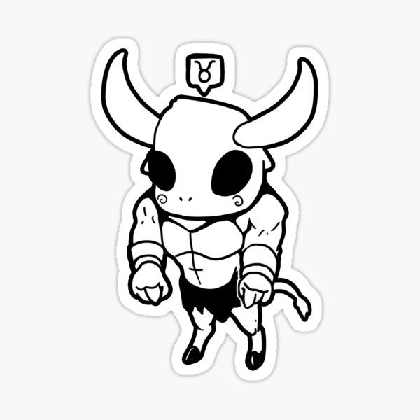 Item preview, Zodiac - Taurin sticker designed and sold by nitsuga89.