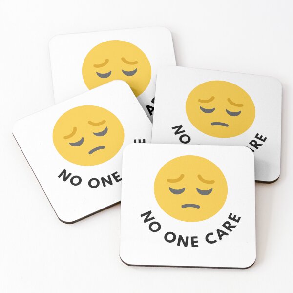 Item preview, NO ONE CARE designed and sold by LoveSecrets.