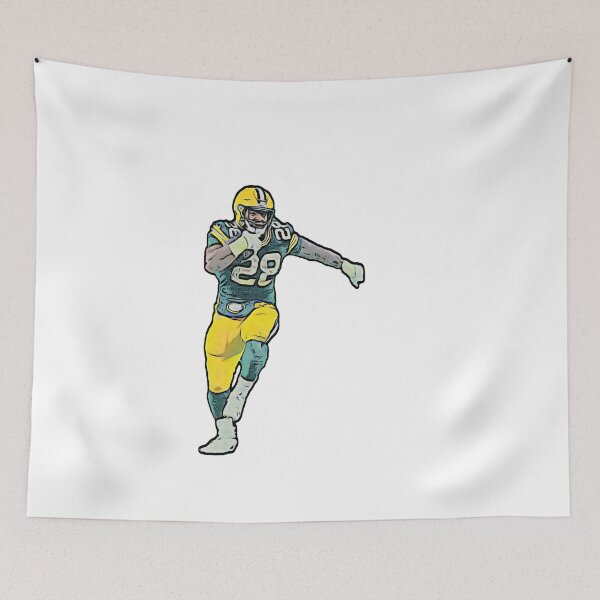 Item preview, AJ Dillon rb green bay bold cartoon  designed and sold by eNVy Co.