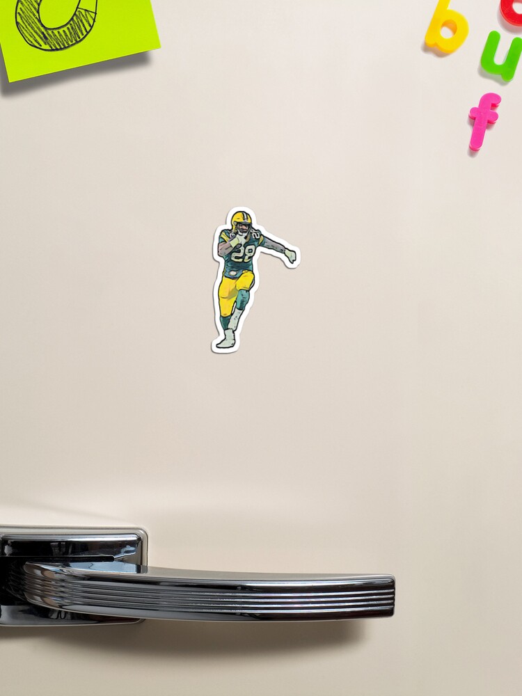 AJ Dillon rb green bay bold cartoon  Magnet for Sale by eNVy Co