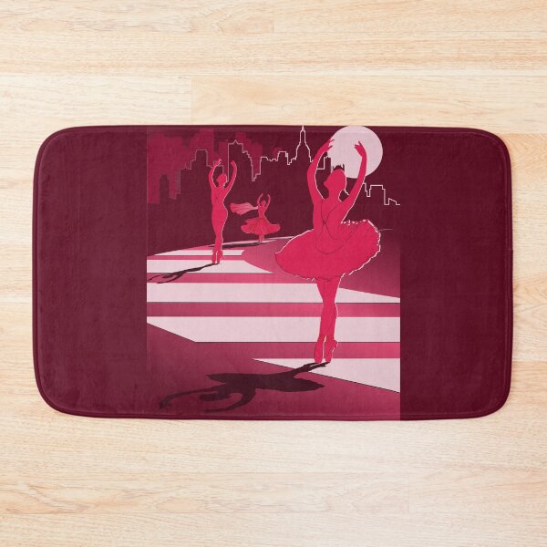 Item preview, Dancers in the Moonlight - Red Dancers on Shades of Red Cityscape - VBK - VisionsByKaren designed and sold by VisionsByKaren.
