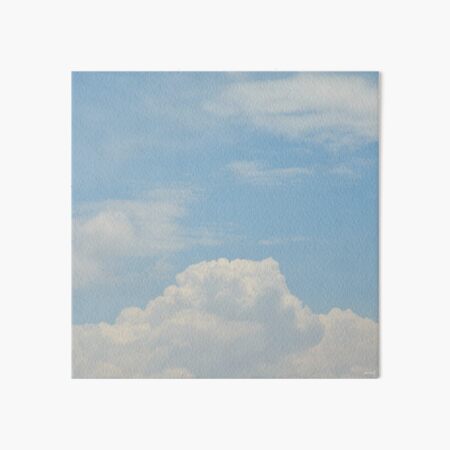Powder Blue Art Board Print