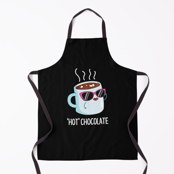 Item preview, Hot Chocolate Funny Hot Cocoa Drink Puns (Dark BG) designed and sold by punnybone.