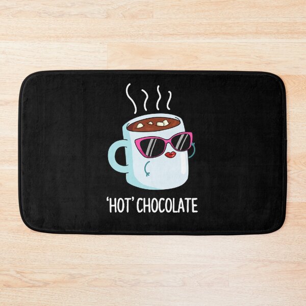 Item preview, Hot Chocolate Funny Hot Cocoa Drink Puns (Dark BG) designed and sold by punnybone.