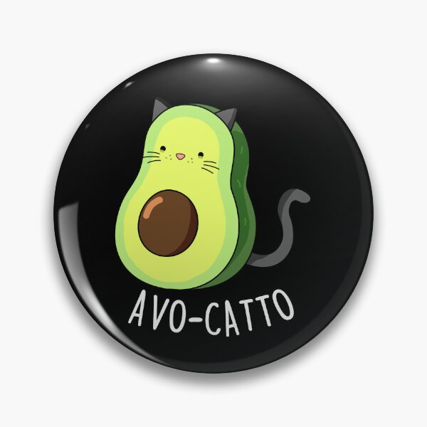 Item preview, Avocatto Funny Avocado Puns (Dark BG) designed and sold by punnybone.