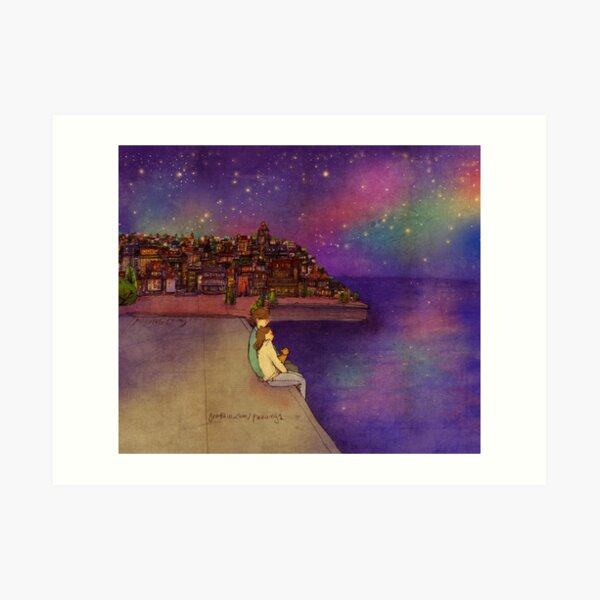 Night sky Art Print
