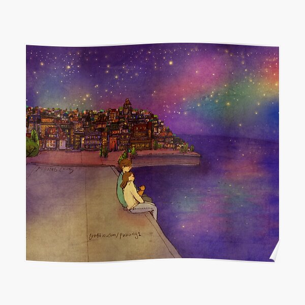 Night sky Poster