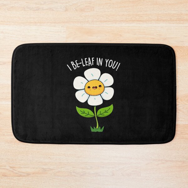 Item preview, Beleaf In Yourself Funny Plant Puns (Dark BG) designed and sold by punnybone.