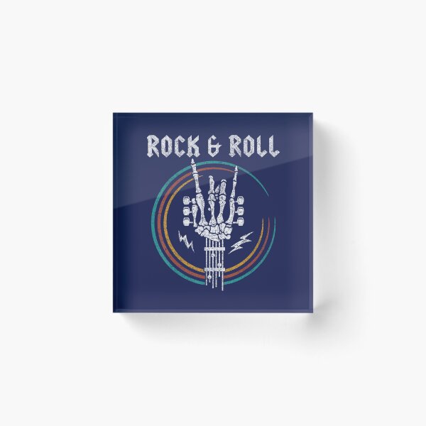 Item preview, Rock N Roll Heavy Metal Music Skeleton Guitar Hand Sign designed and sold by BubuNerea.