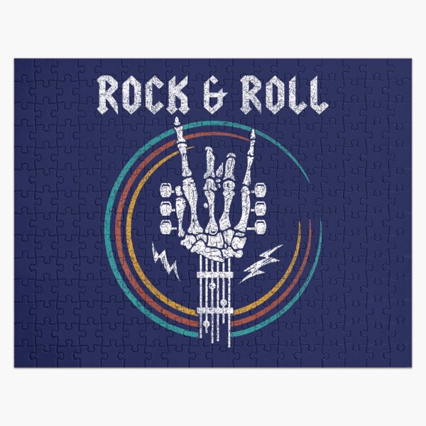 Item preview, Rock N Roll Heavy Metal Music Skeleton Guitar Hand Sign designed and sold by BubuNerea.