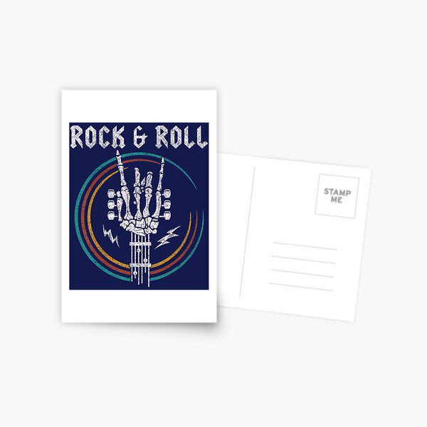 Item preview, Rock N Roll Heavy Metal Music Skeleton Guitar Hand Sign designed and sold by BubuNerea.