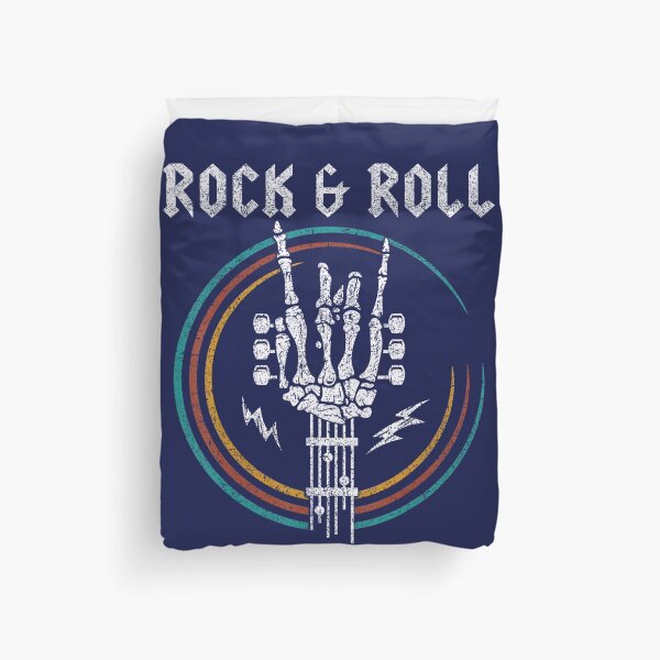 Item preview, Rock N Roll Heavy Metal Music Skeleton Guitar Hand Sign designed and sold by BubuNerea.