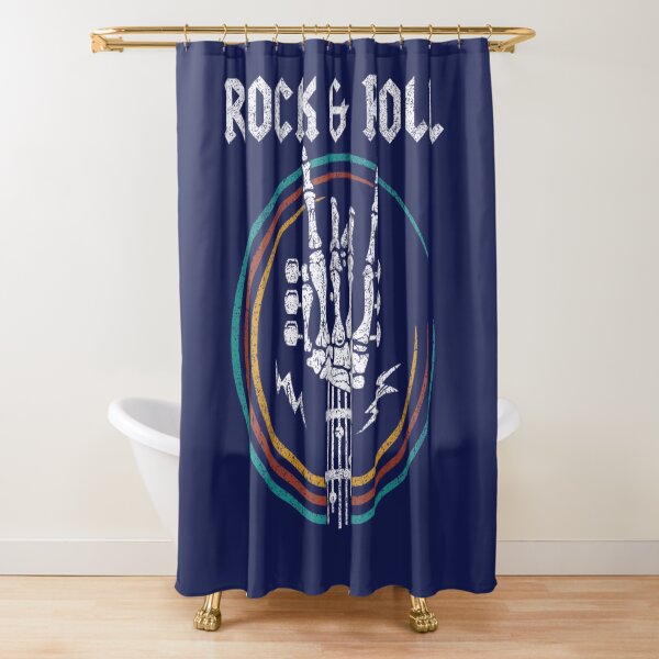 Item preview, Rock N Roll Heavy Metal Music Skeleton Guitar Hand Sign designed and sold by BubuNerea.