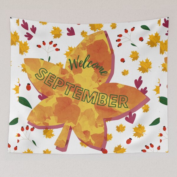 Item preview, Welcome September (Leaves) designed and sold by SimplyMe-Plus.