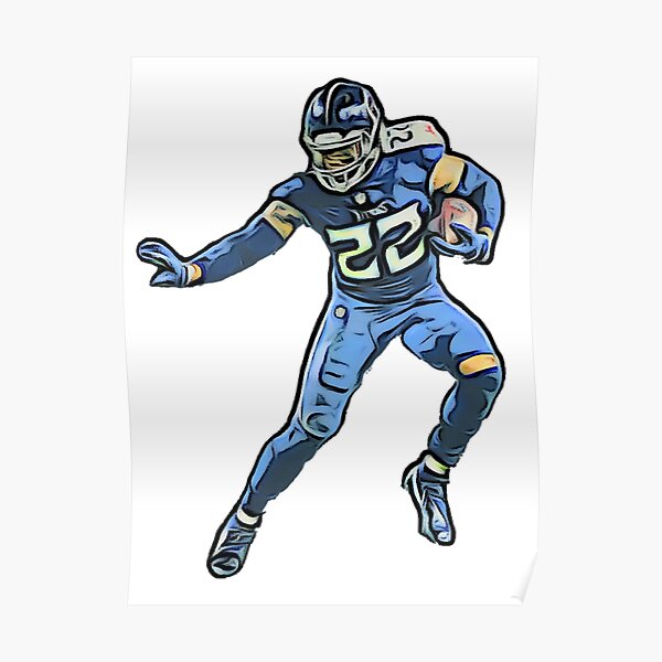 Tennessee Titans: Derrick Henry 2021 Stiffarm Poster - Officially