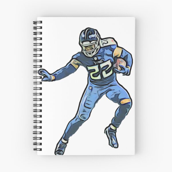 Item preview, Derrick Henry titans running back  bold cartoon  designed and sold by eNVy Co.