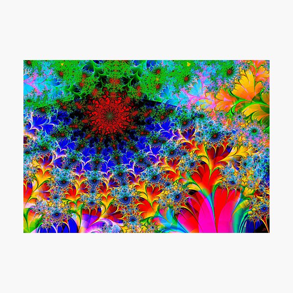 A Naive Fractal Photographic Print