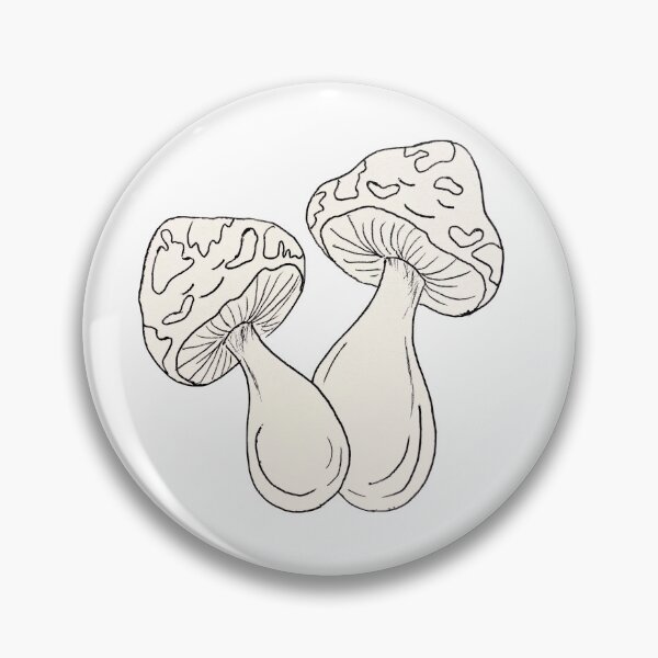 Item preview, mushroom buddies (outline) designed and sold by Zoë Witherspoon.